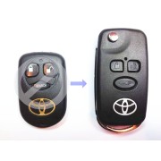 Выкидной ключ Toyota Corolla 3 кнопки A #11